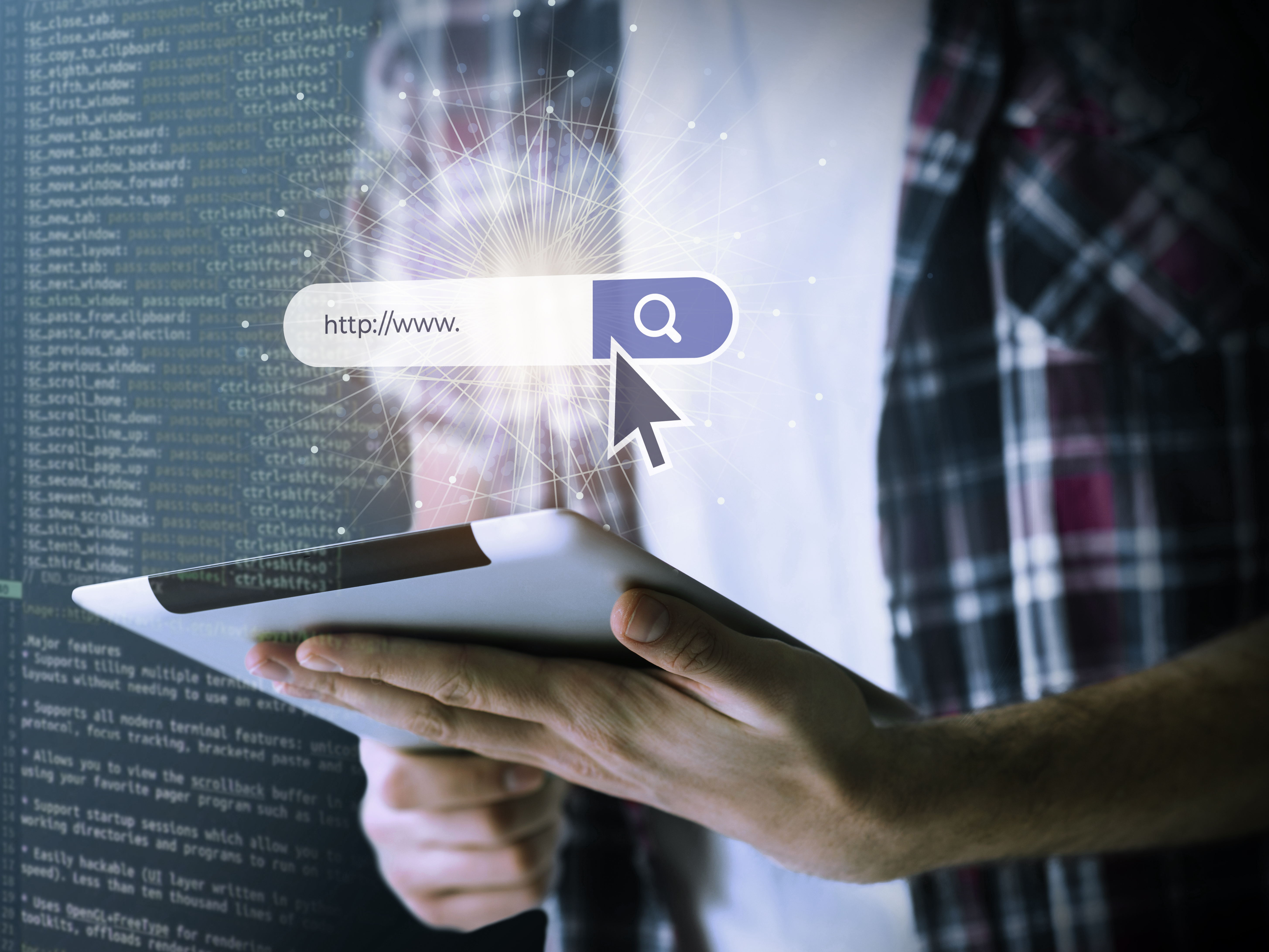 person working html computer